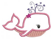 Stickmuster - Wal Lady